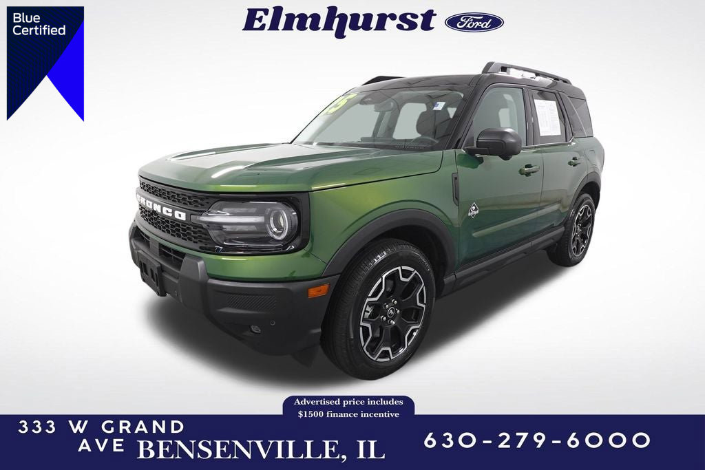 Certified 2025 Ford Bronco Sport Outer Banks w/ Outer Banks Tech Package+