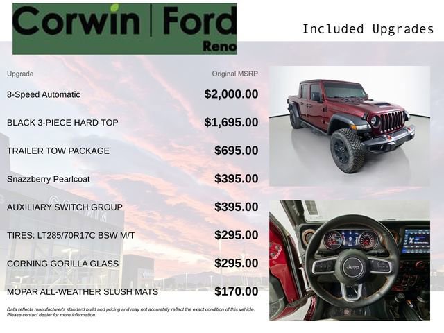 Used 2022 Jeep Gladiator Mojave w/ Trailer Tow Package image 9