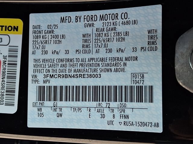 Certified 2025 Ford Bronco Sport Big Bend AWD/4WD image 28