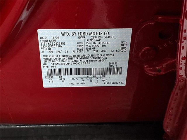 Certified 2023 Ford Explorer XLT w/ Equipment Group 202A image 34