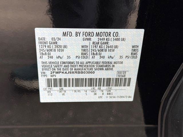 Certified 2024 Ford Edge SEL w/ Convenience Package AWD/4WD image 22