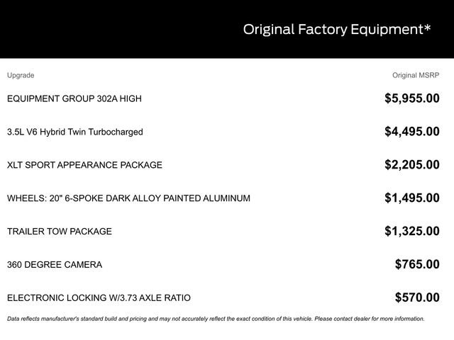 Certified 2023 Ford F150 XLT w/ Equipment Group 302A High image 21