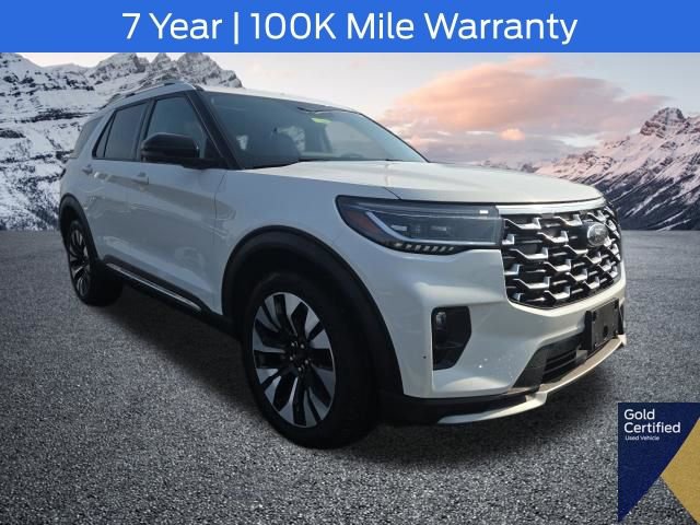 Certified 2025 Ford Explorer Platinum w/ LUX Leather Package