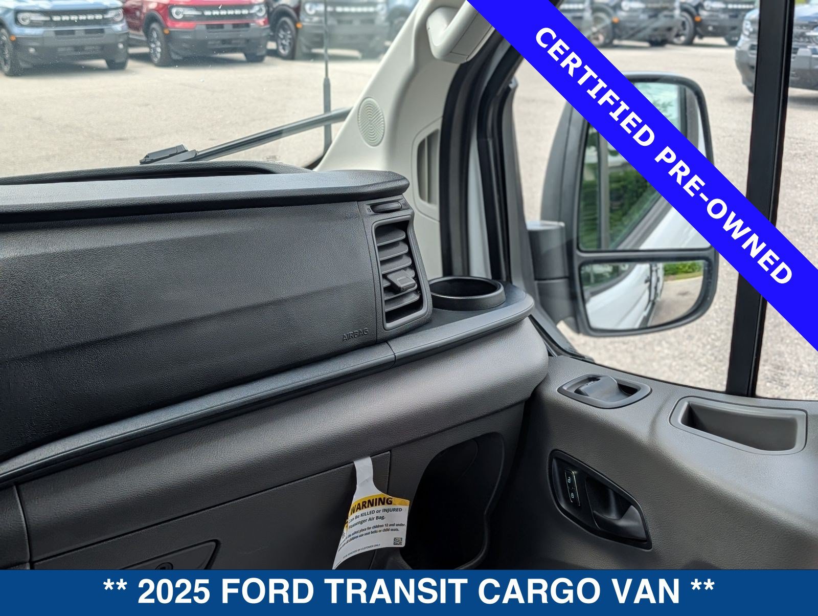Certified 2025 Ford Transit 250 Low Roof w/ Exterior Upgrade Package RWD image 20
