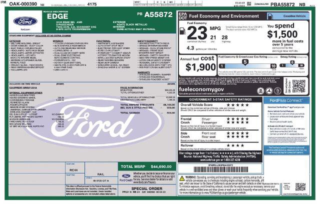 Certified 2023 Ford Edge SEL w/ Convenience Package AWD/4WD image 28