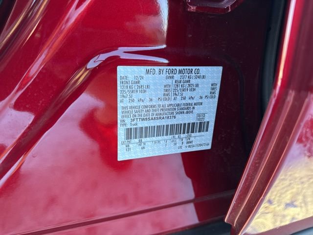 Certified 2025 Ford Maverick Lariat w/ 4K Tow Package image 16