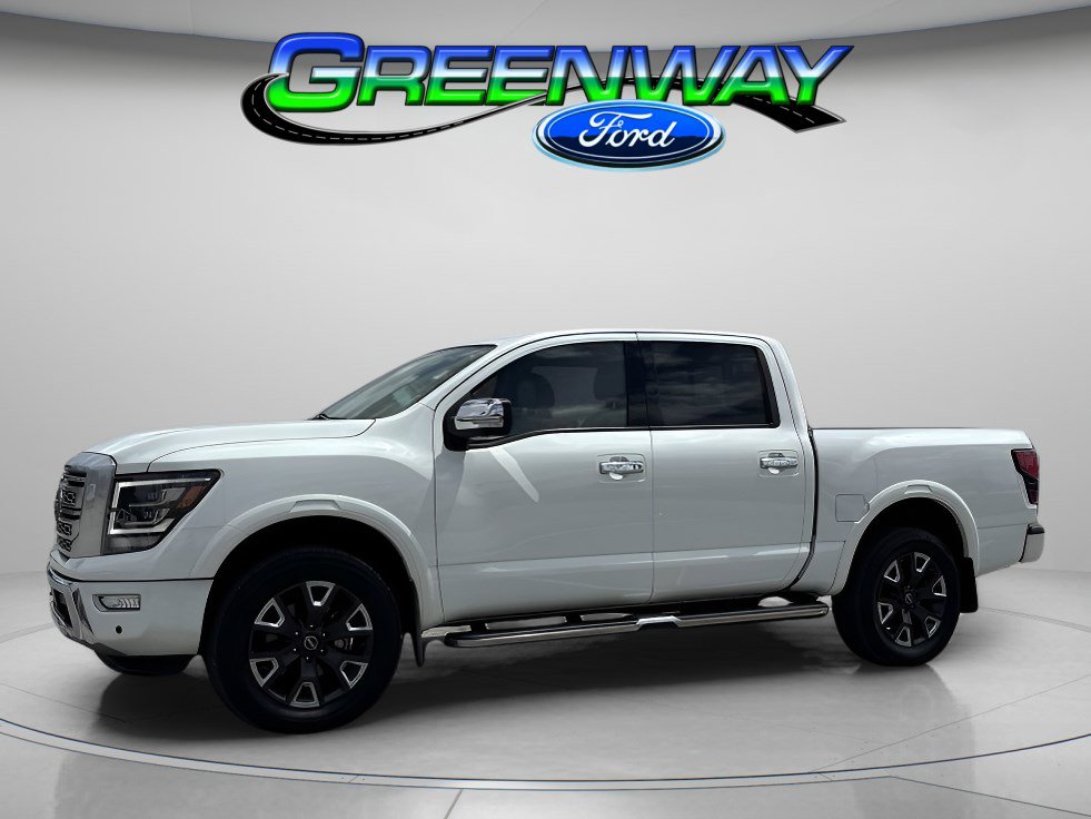 Used 2023 Nissan Titan Platinum Reserve w/ Off Road Protection Package AWD/4WD image 1
