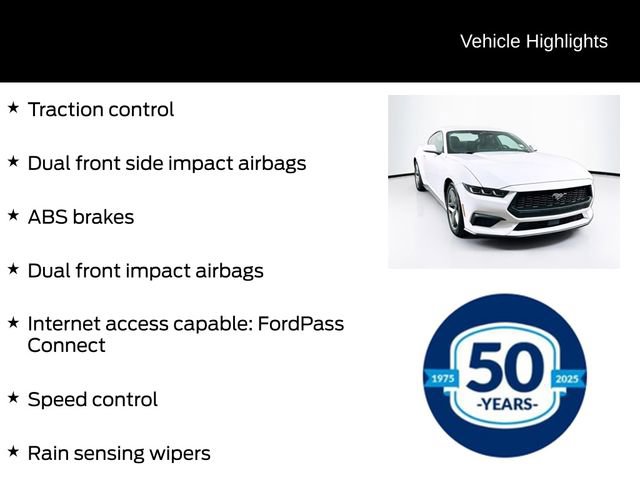 Certified 2025 Ford Mustang Coupe RWD image 21