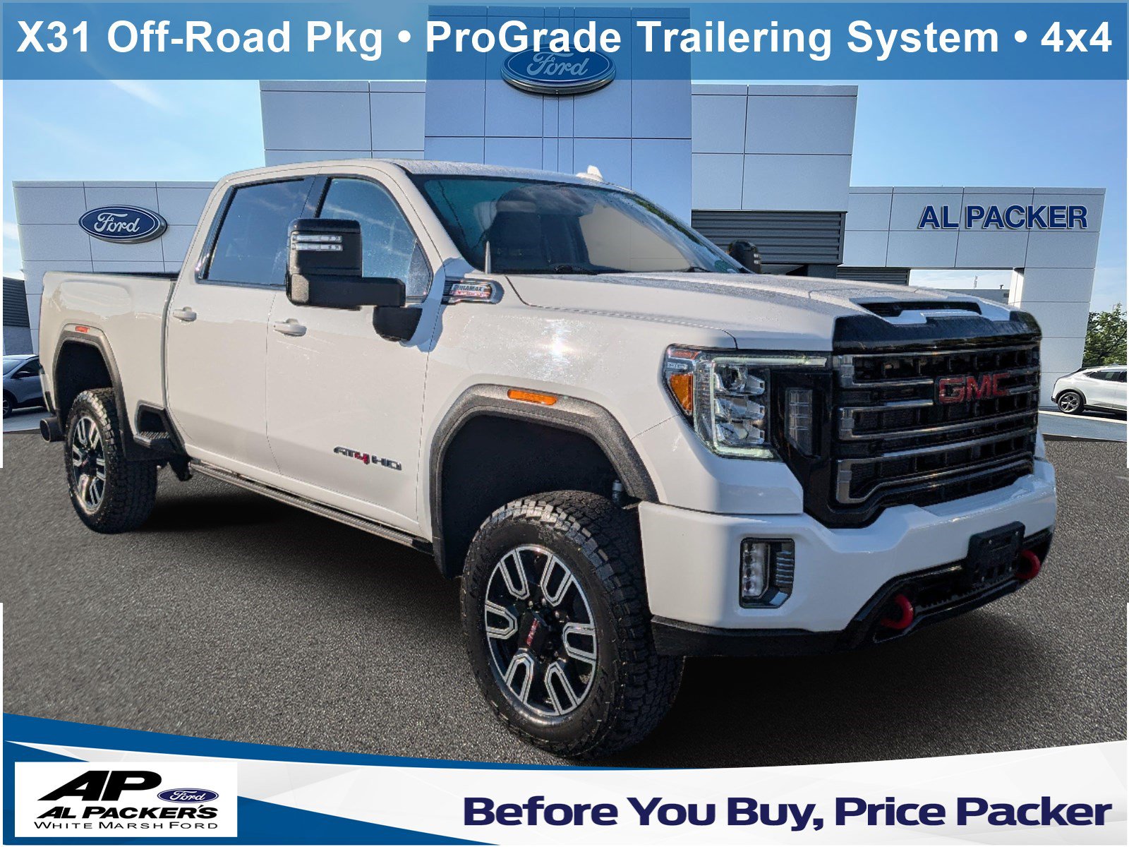 Used 2021 GMC Sierra 3500 AT4 w/ Gooseneck/5TH Wheel Package AWD/4WD image 1