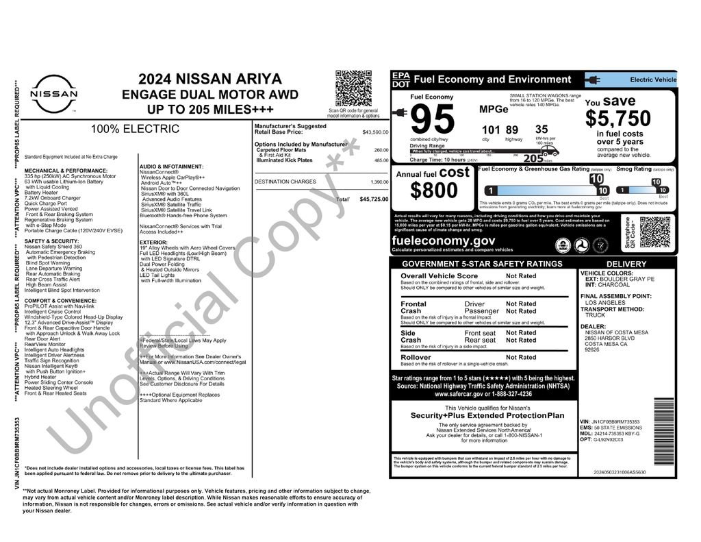 Used 2024 Nissan Ariya AWD image 3