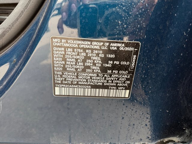 Used 2021 Volkswagen Atlas SE w/ Panoramic Sunroof Package FWD image 25