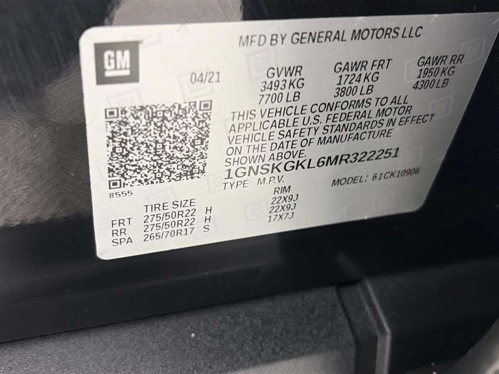 Used 2021 Chevrolet Suburban High Country image 9