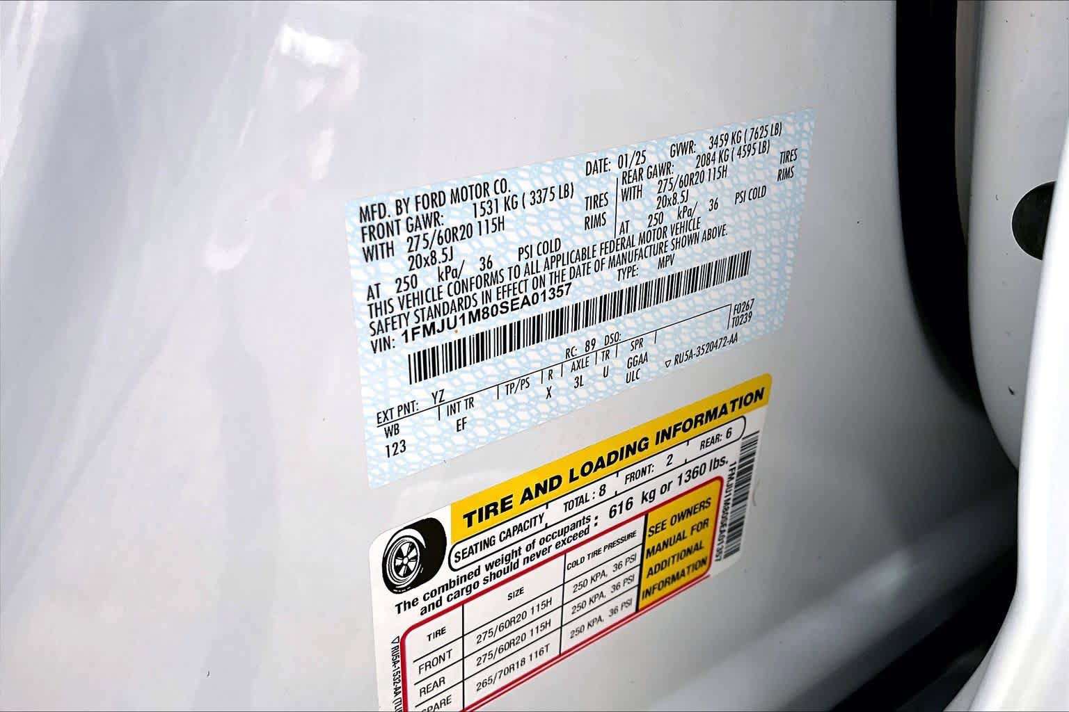 Certified 2025 Ford Expedition Platinum AWD/4WD image 33