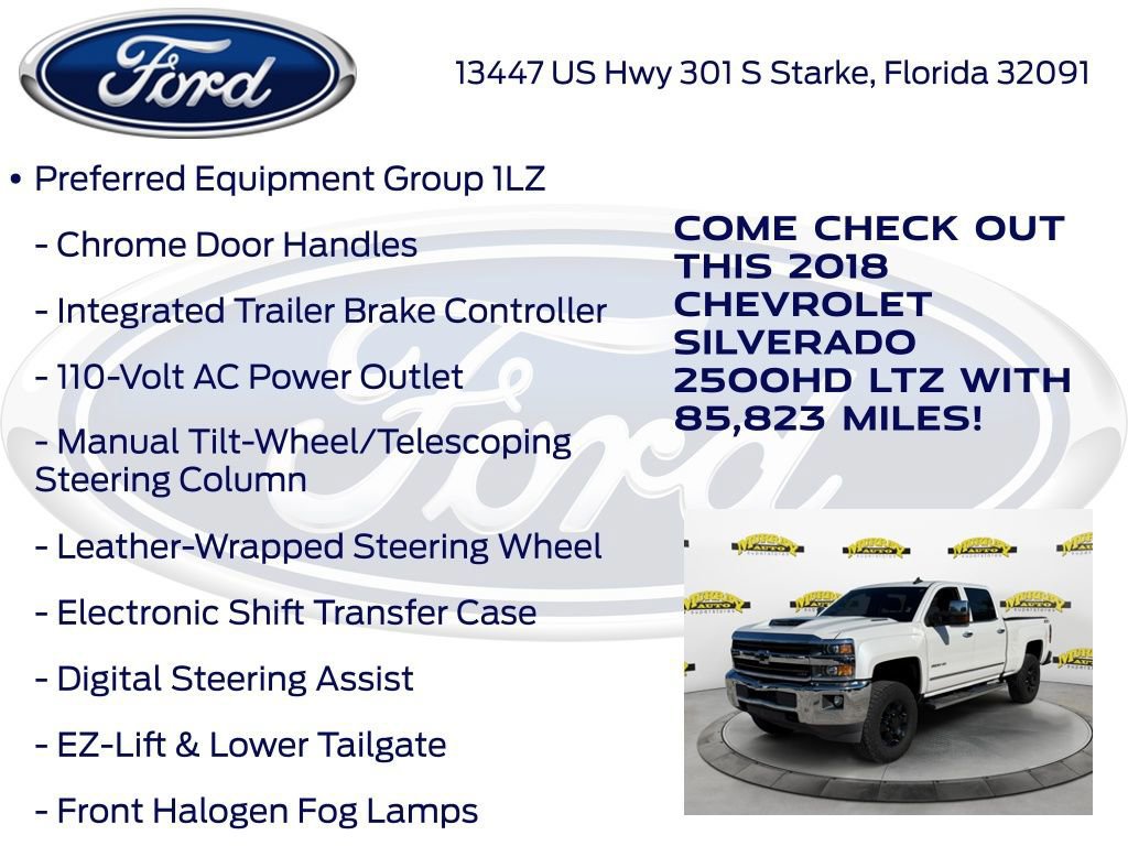 Used 2018 Chevrolet Silverado 2500 LTZ w/ Duramax Plus Package image 30