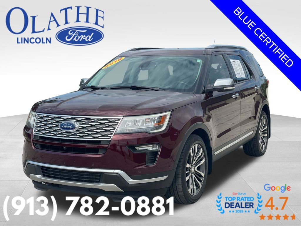 Certified 2018 Ford Explorer Platinum AWD/4WD image 1