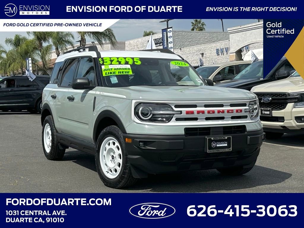 Certified 2024 Ford Bronco Sport Heritage w/ Heritage Convenience Package