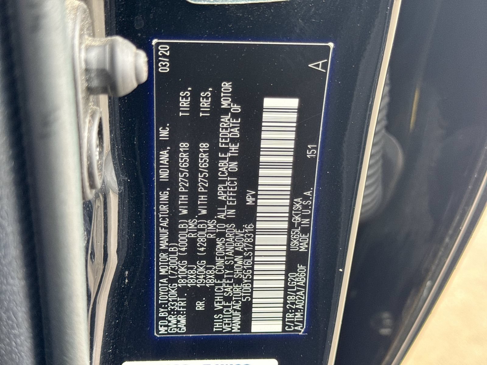 Used 2020 Toyota Sequoia TRD Pro AWD/4WD image 44