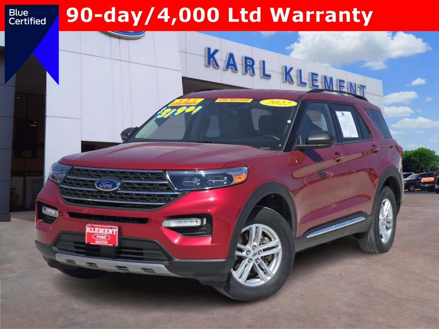 Certified 2022 Ford Explorer XLT w/ Equipment Group 202A