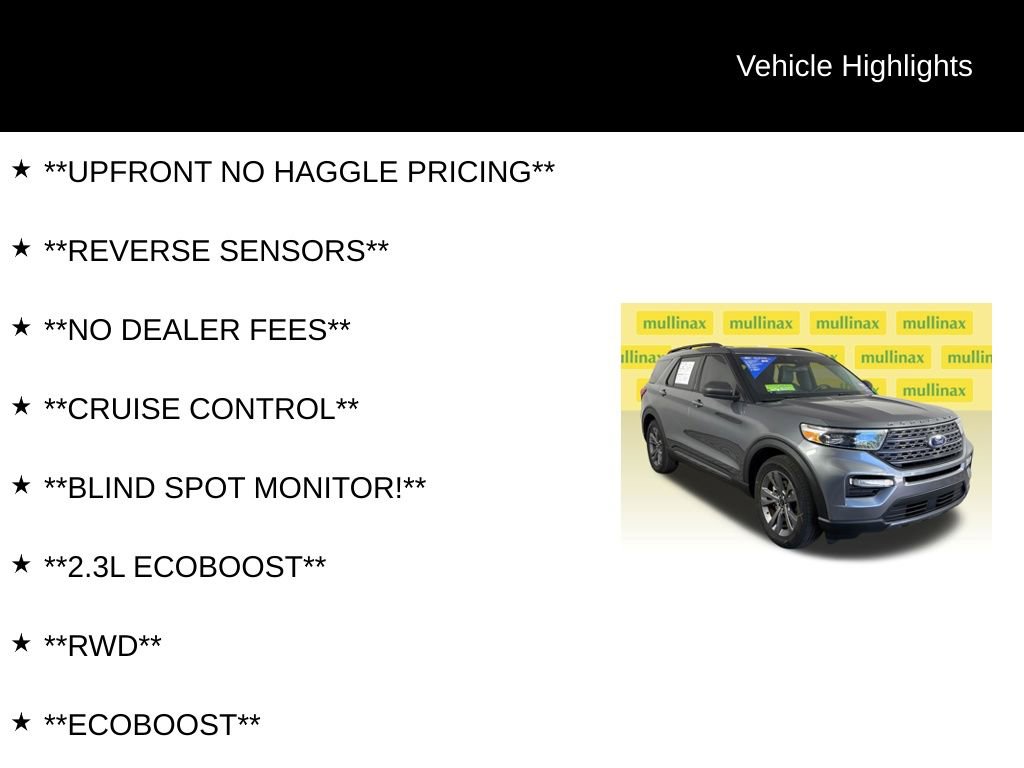 Certified 2021 Ford Explorer XLT w/ Equipment Group 202A RWD image 12