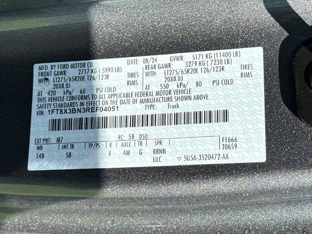 Certified 2024 Ford F350 Lariat w/ Chrome Package AWD/4WD image 24