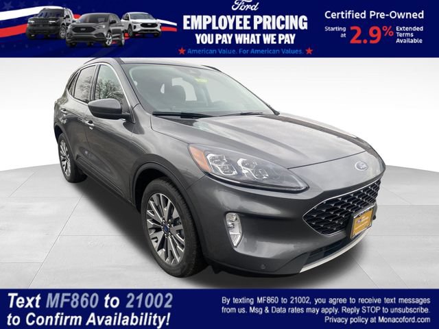 Certified 2022 Ford Escape Titanium w/ Class II Trailer Tow Package