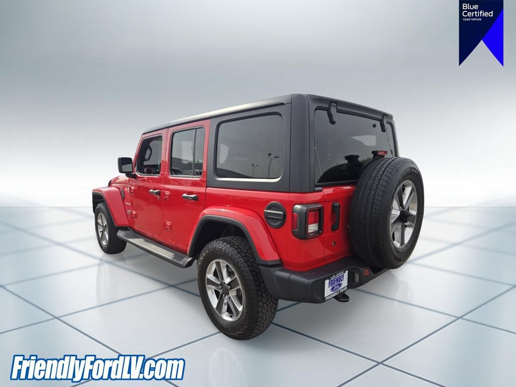 Used 2020 Jeep Wrangler Unlimited Sahara AWD/4WD image 4