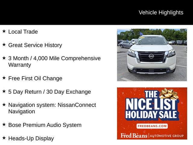 Used 2022 Nissan Pathfinder Platinum image 3