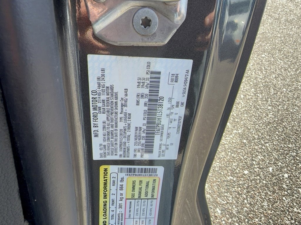 Certified 2020 Ford Mustang Premium w/ Equipment Group 201A image 31