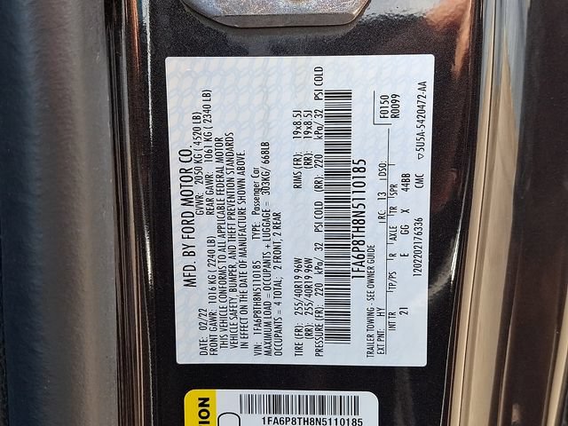 Certified 2022 Ford Mustang Coupe w/ Equipment Group 101A RWD image 26