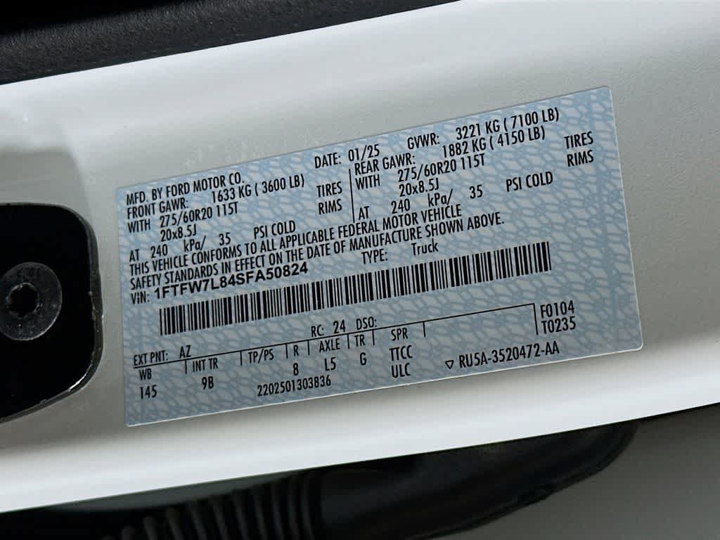 Certified 2025 Ford F150 Platinum AWD/4WD image 23