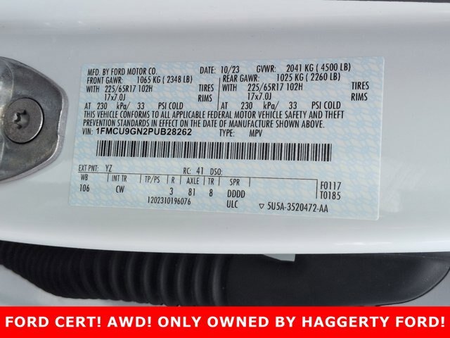 Certified 2023 Ford Escape Active AWD/4WD image 31