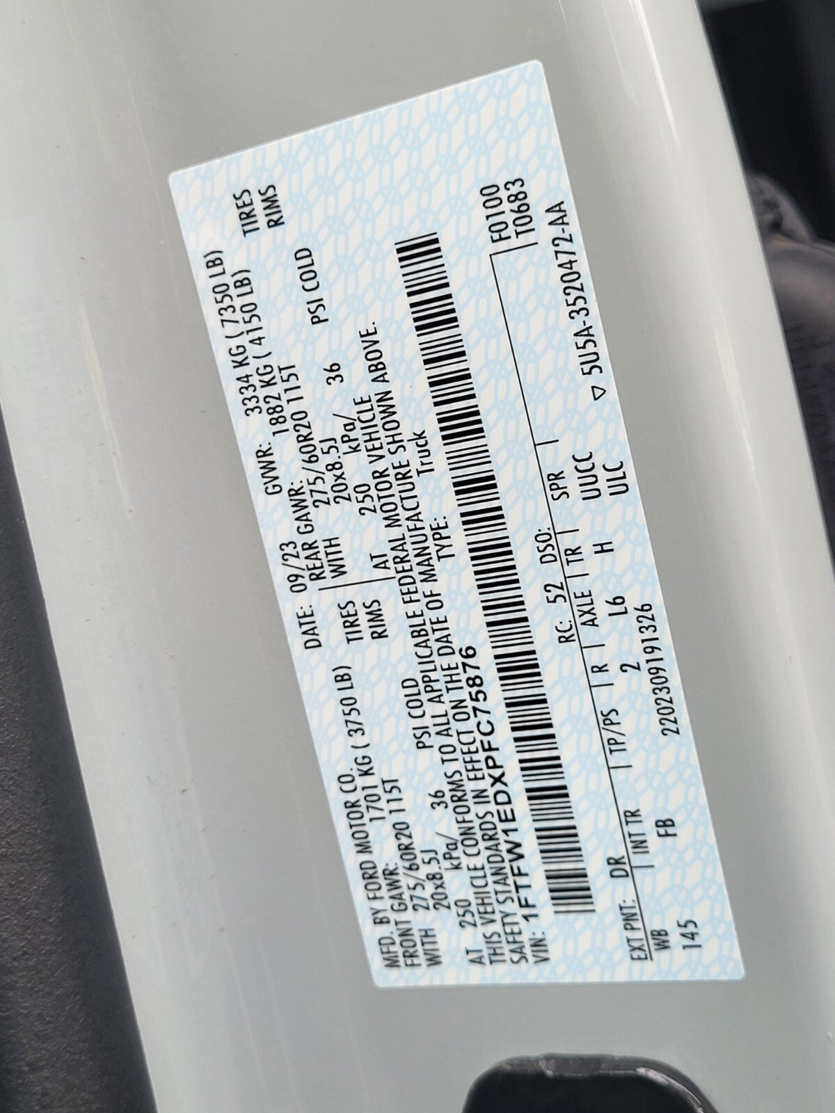 Certified 2023 Ford F150 XLT w/ Equipment Group 302A High image 35