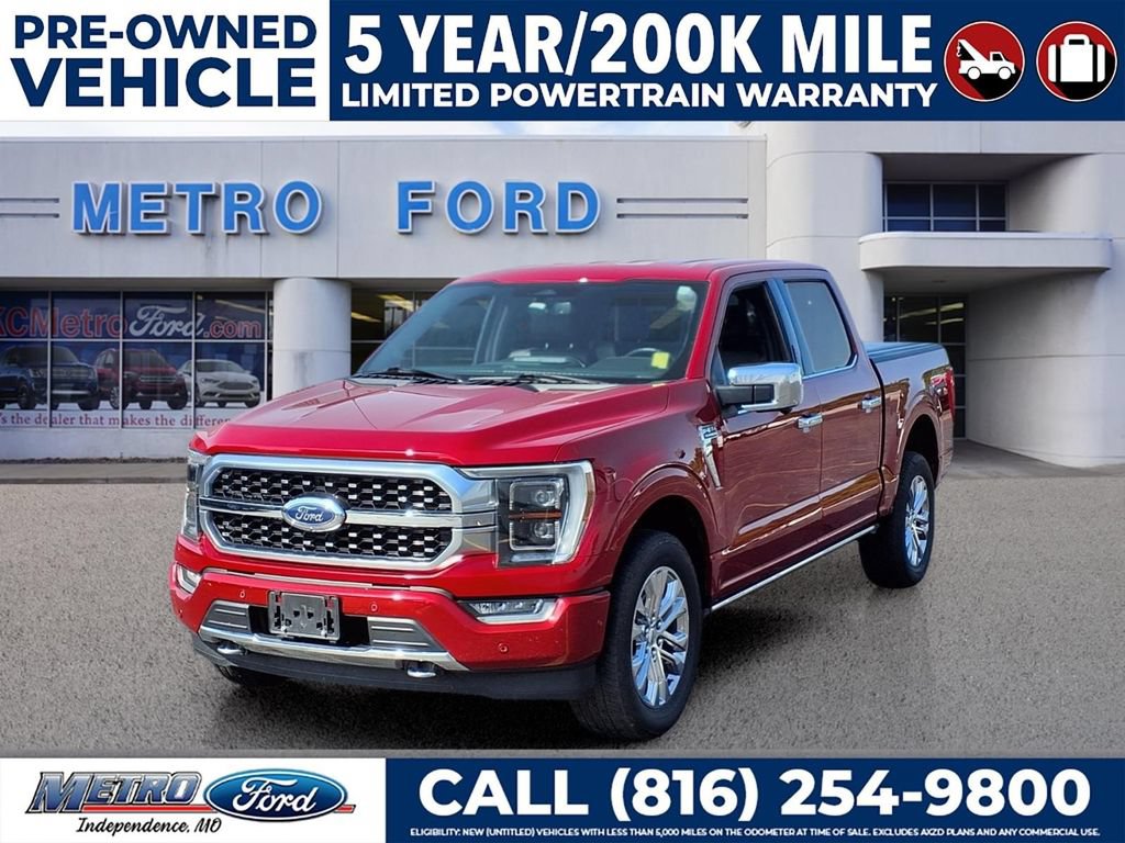 Certified 2022 Ford F150 Platinum w/ Equipment Group 701A High AWD/4WD image 7