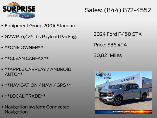 Certified 2024 Ford F150 STX RWD image 7