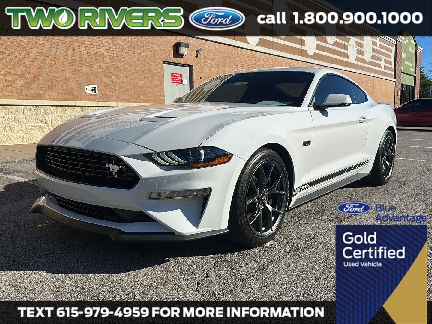 Certified 2021 Ford Mustang Premium w/ 2.3L High Performance Package RWD image 1