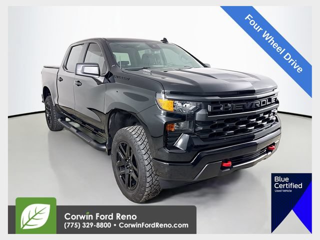 Used 2024 Chevrolet Silverado 1500 Custom w/ Turbomax Blackout Package