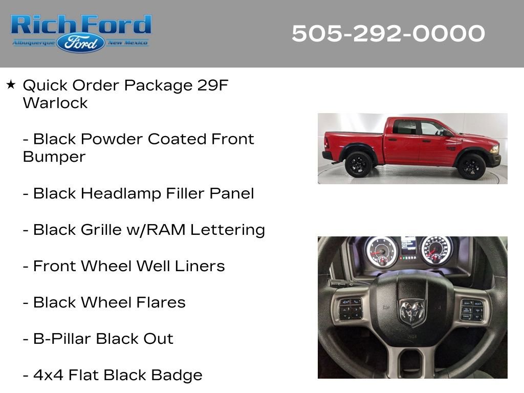 Used 2024 RAM 1500 Classic Warlock AWD/4WD image 22