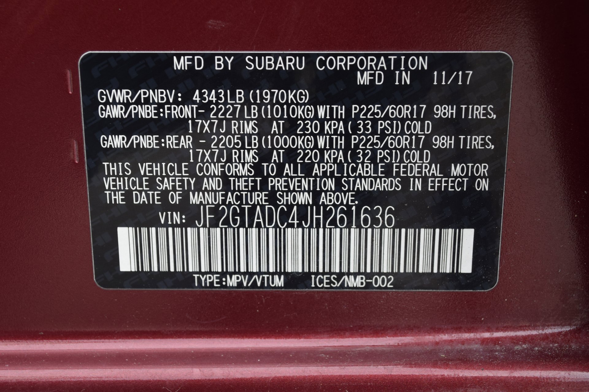 Used 2018 Subaru Crosstrek 2.0i Premium w/ Eyesight System image 26