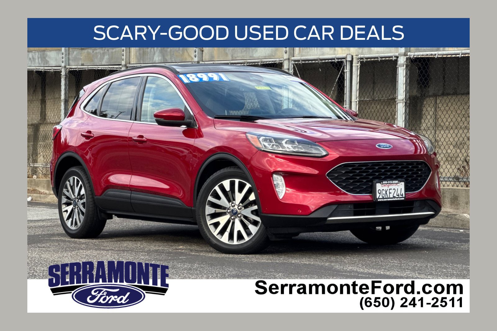 Certified 2020 Ford Escape Titanium