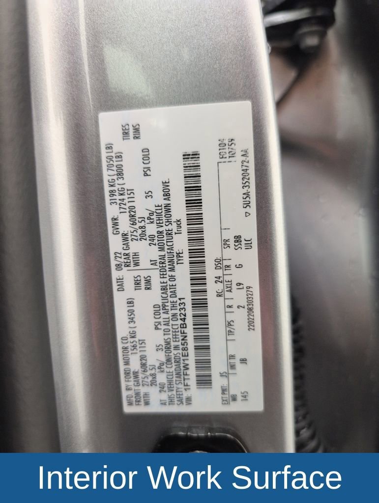 Certified 2022 Ford F150 XL w/ STX Appearance Package image 47