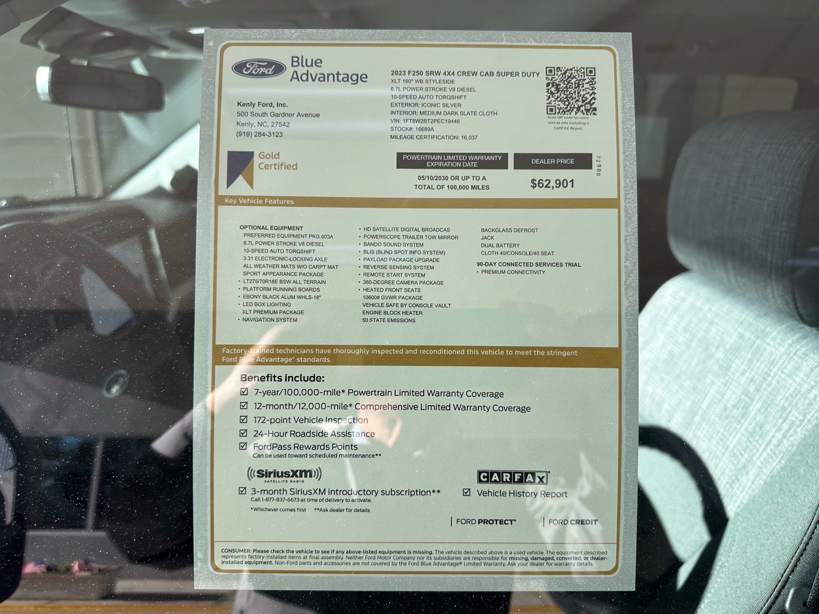 Certified 2023 Ford F250 XLT w/ XLT Premium Package AWD/4WD image 7