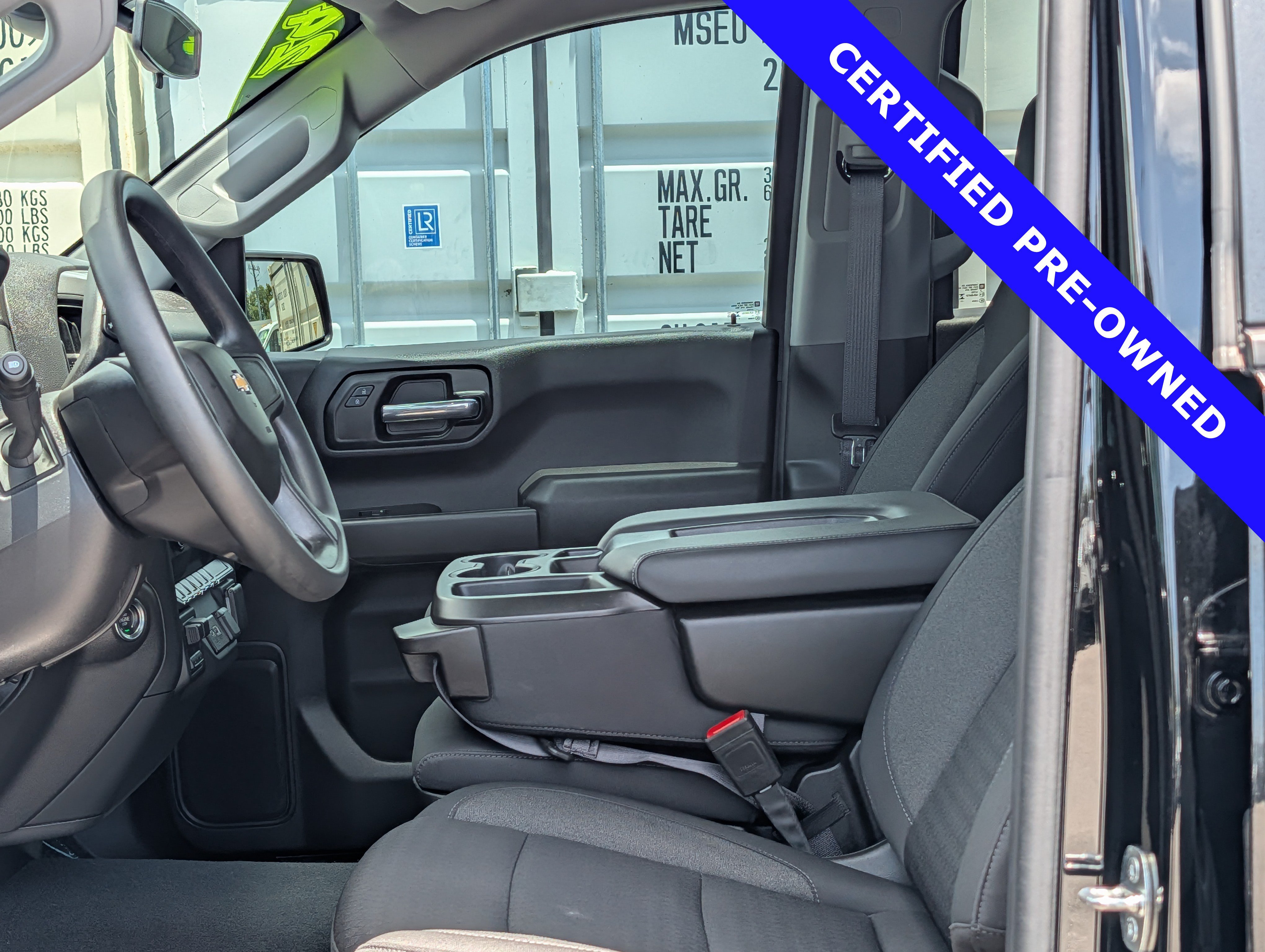Used 2024 Chevrolet Silverado 1500 Custom w/ Turbomax Blackout Package AWD/4WD image 21
