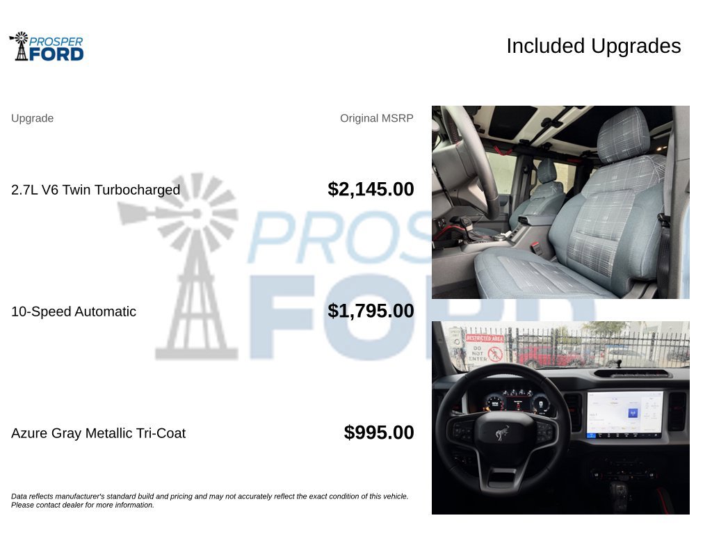 Certified 2025 Ford Bronco Heritage Edition AWD/4WD image 3
