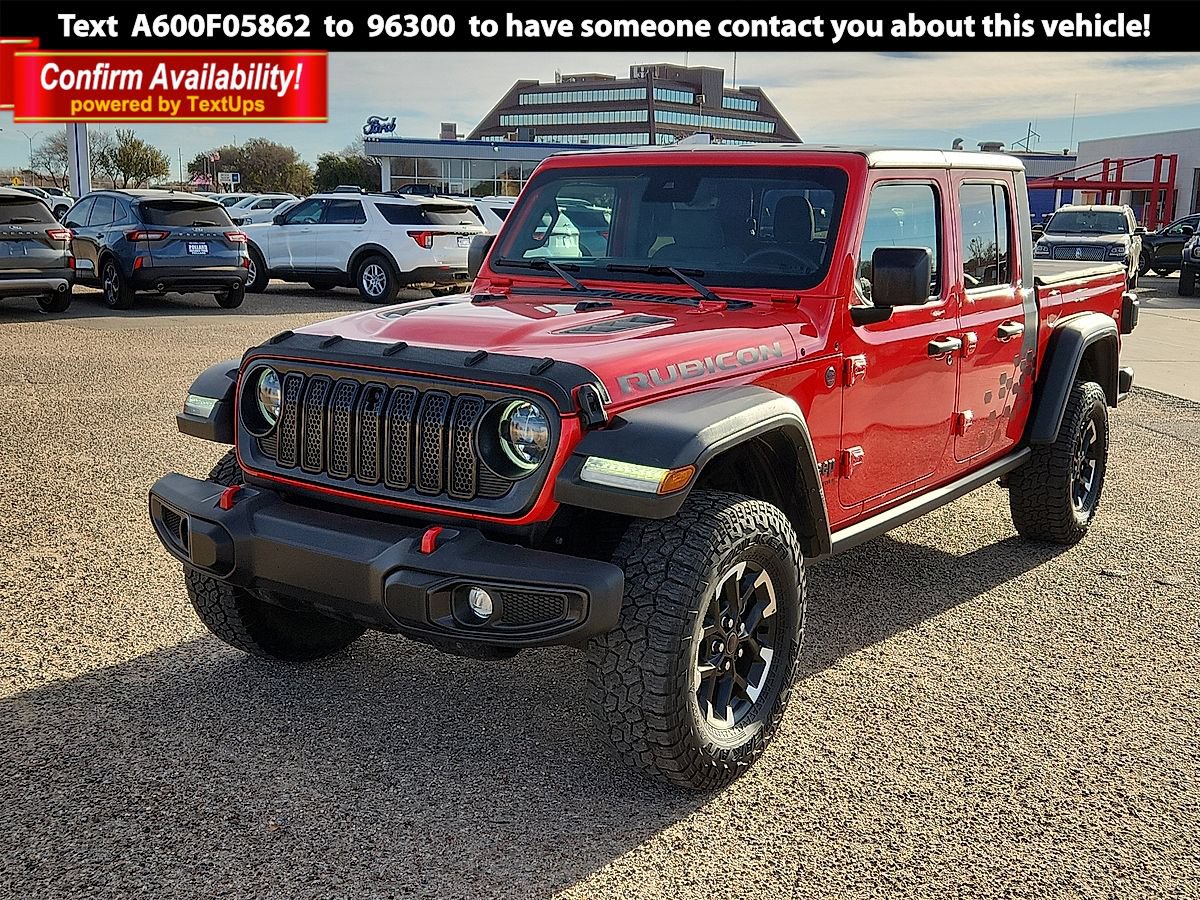 Used 2024 Jeep Gladiator Rubicon w/ Technology Group AWD/4WD image 1