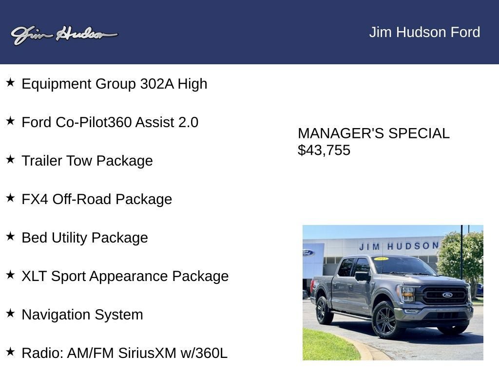 Certified 2023 Ford F150 XLT w/ Equipment Group 302A High AWD/4WD image 12