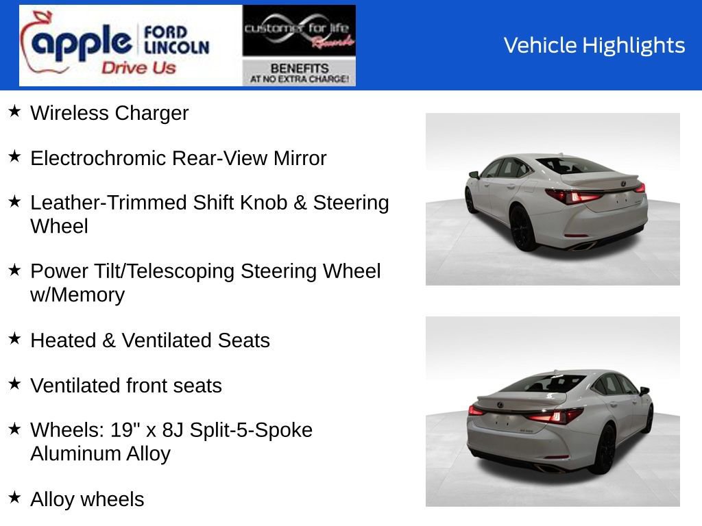 Used 2022 Lexus ES 350 F Sport w/ Accessory Package 2 image 14