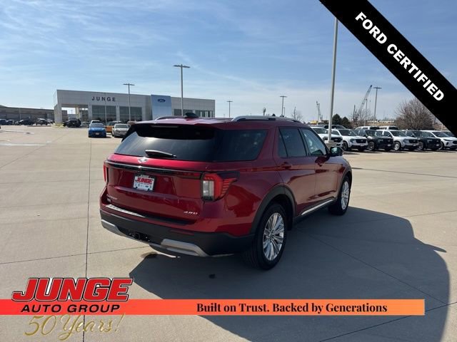 Certified 2025 Ford Explorer Platinum w/ LUX Leather Package image 6