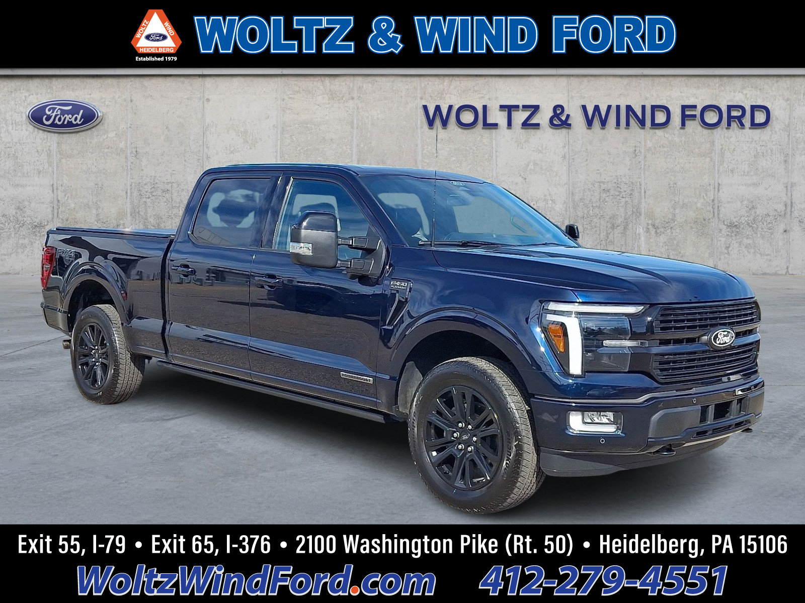Certified 2025 Ford F150 Platinum w/ Equipment Group 702A High