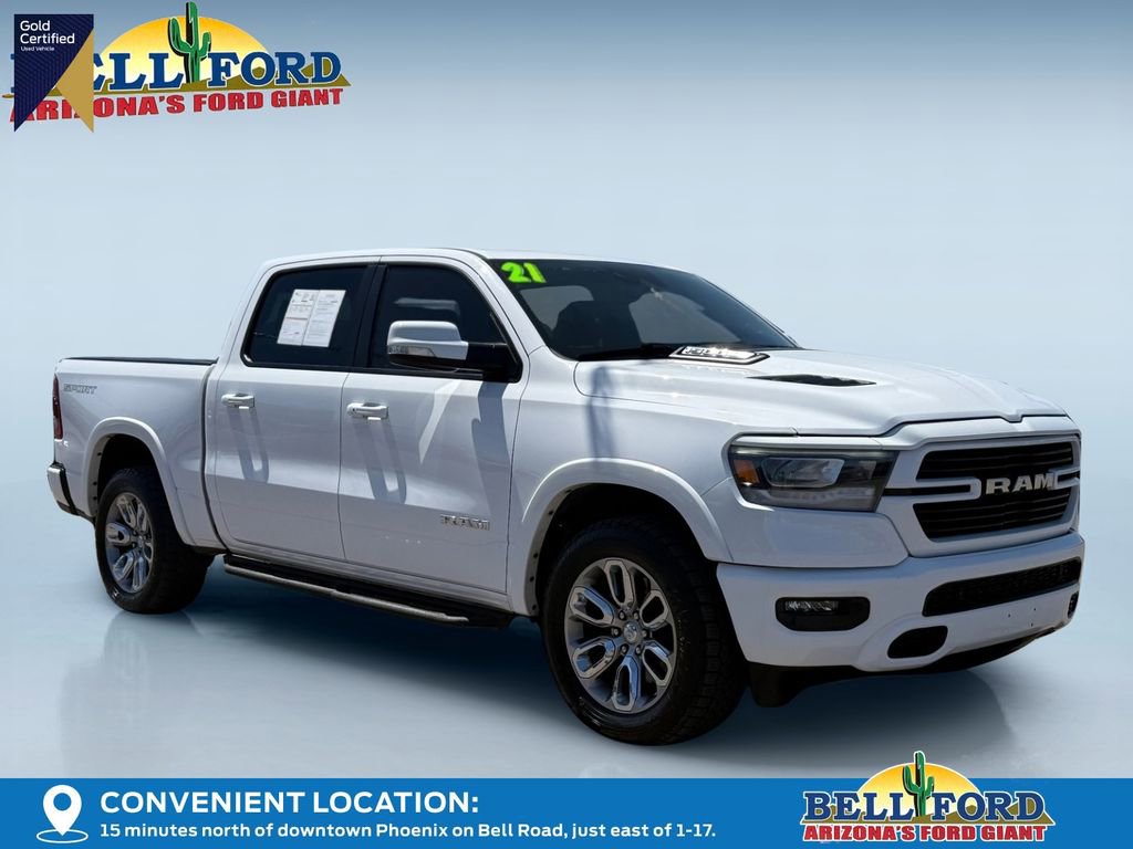 Used 2021 RAM 1500 Laramie w/ Sport Appearance Package AWD/4WD image 4