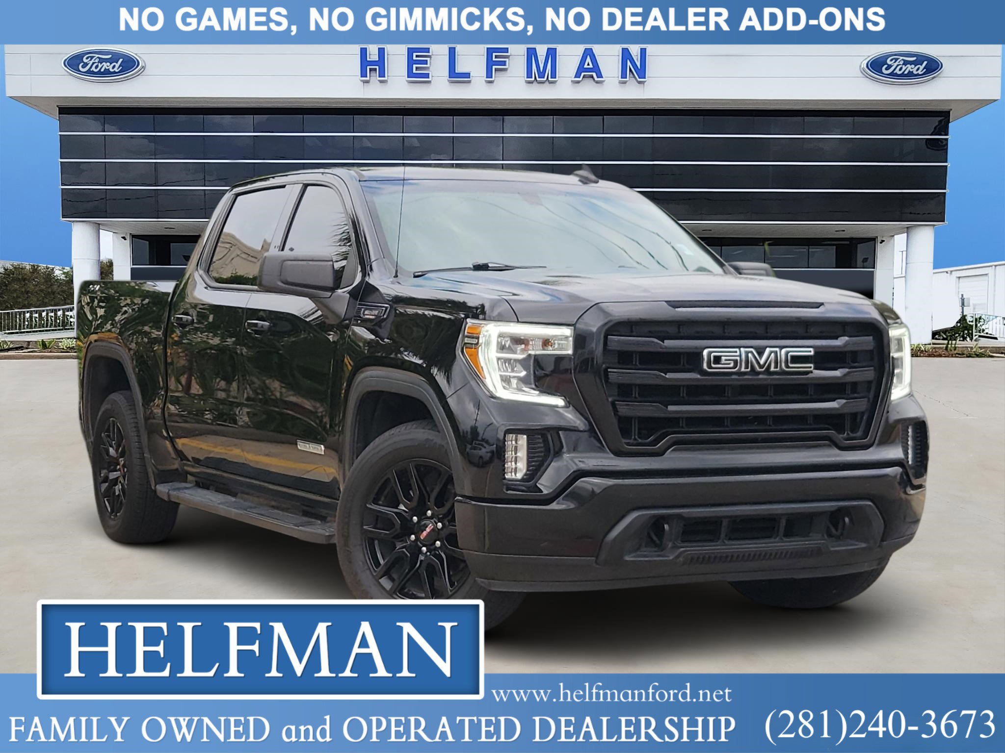 Used 2022 GMC Sierra 1500 Elevation w/ LPO, Elevation Black Package image 1